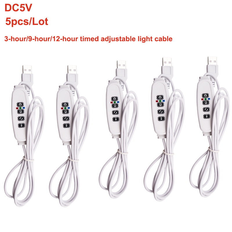 Plant Monitor - Lot de 5 lampes de croissance