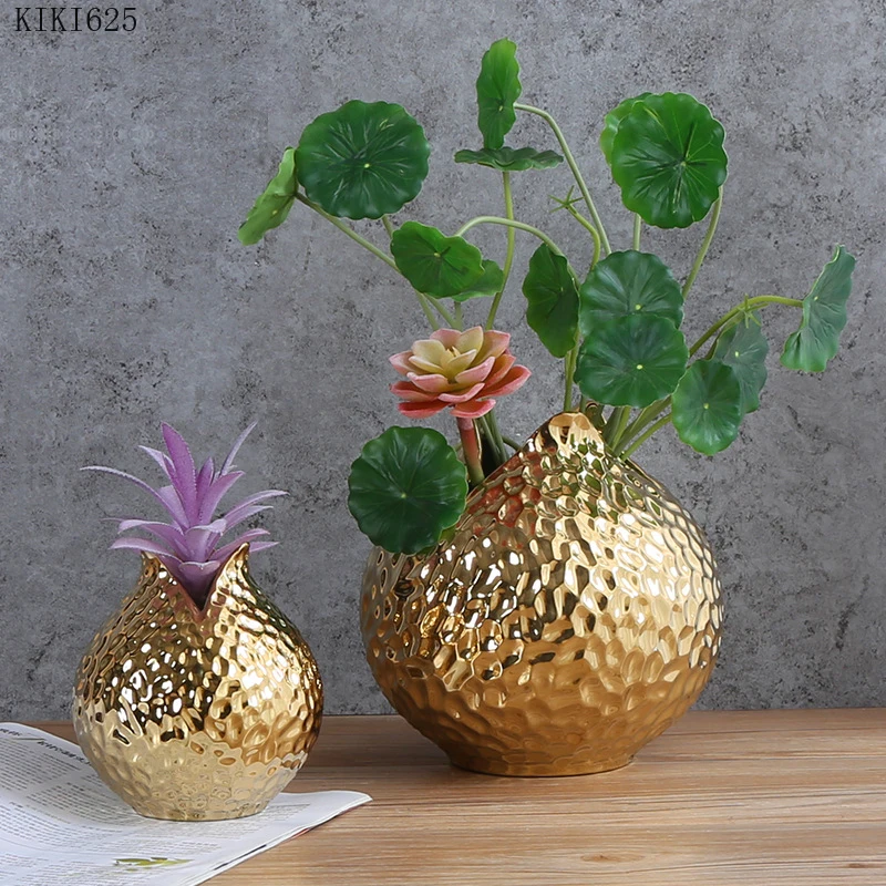Hydroponic Grow Pod - Vase en céramique électroplaqué, artisanat de