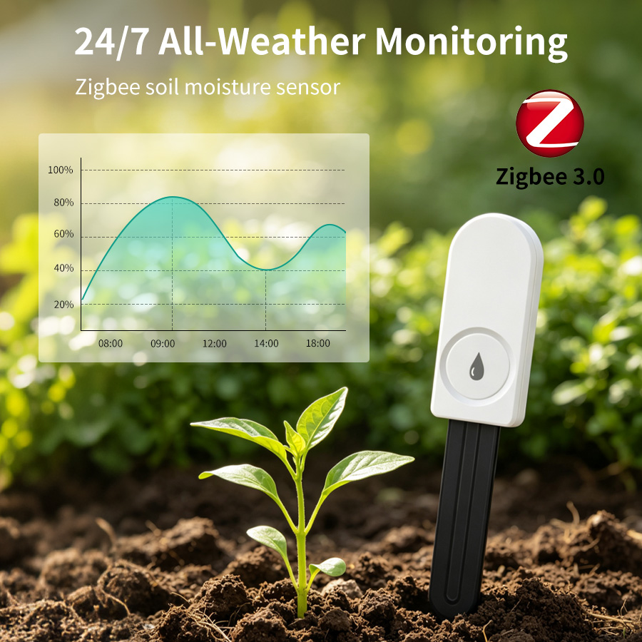 Garden Camera - Capteur d'humidité du sol intelligent ZigBee,