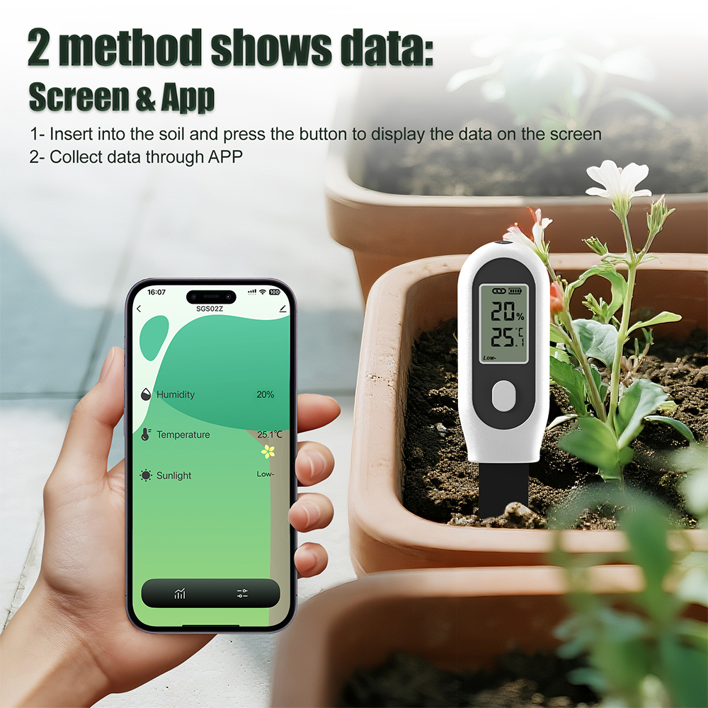 Smart Pot - Testeur de sol 3 en 1,