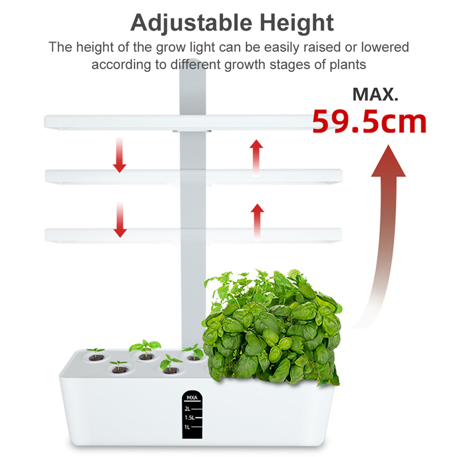 Grow Light Led - Système de culture hydroponique intelligent, kit