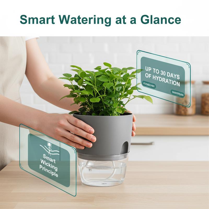 Hydroponic Grow Pod - 1 pot en plastique transparent pour