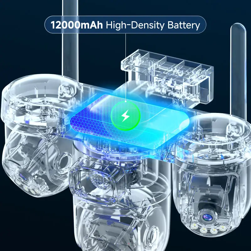 15MP 8K 3 PTZ Triple écran 6 m - Garden Camera avis et prix